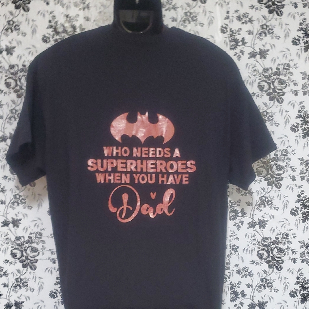 Superhero DAD Football Graphic Print